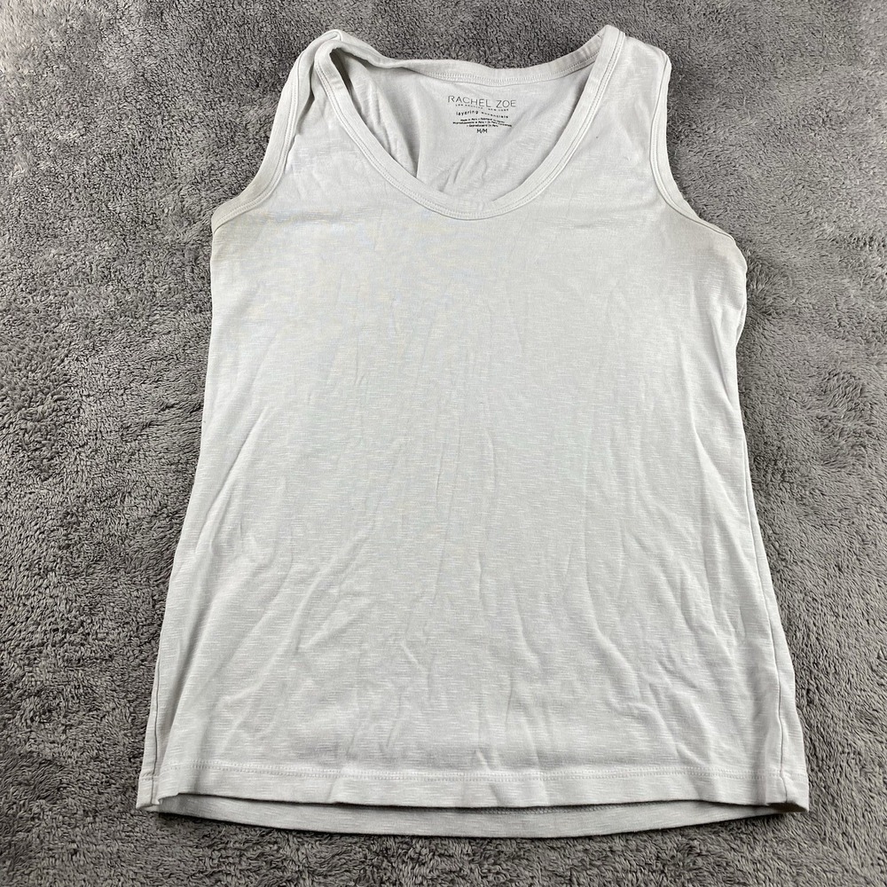 Rachel Zoe Layering Essentials Tank Top Womens Medium White